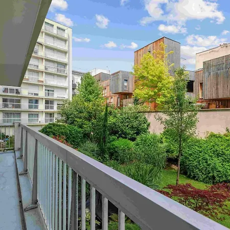 Lägenhet Le Charme Parisien - Balcon & Parking Prive Paris